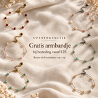 Openingsactie! Gratis armbandje