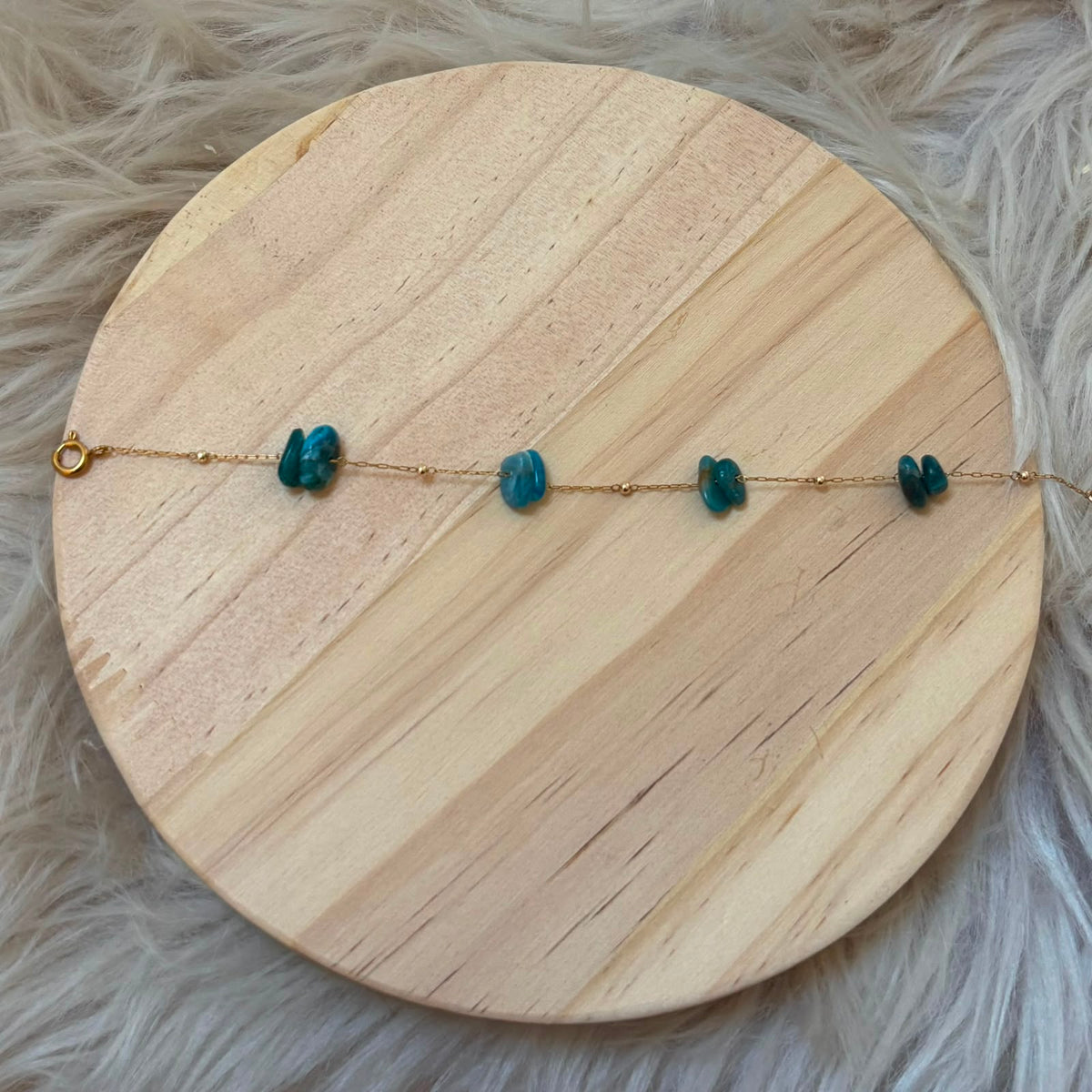 Armband Lumi Apatiet – verfijnd handgemaakt sieraad van Solaire Jewelry