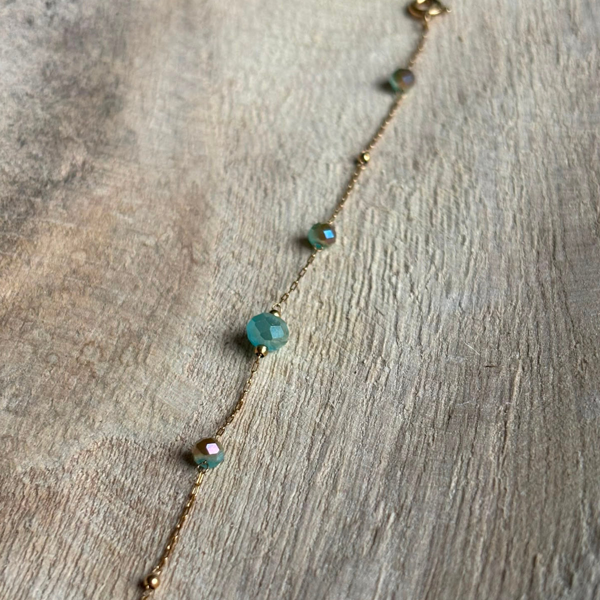 Armband Mare Oceaangroen – verfijnd handgemaakt sieraad van Solaire Jewelry