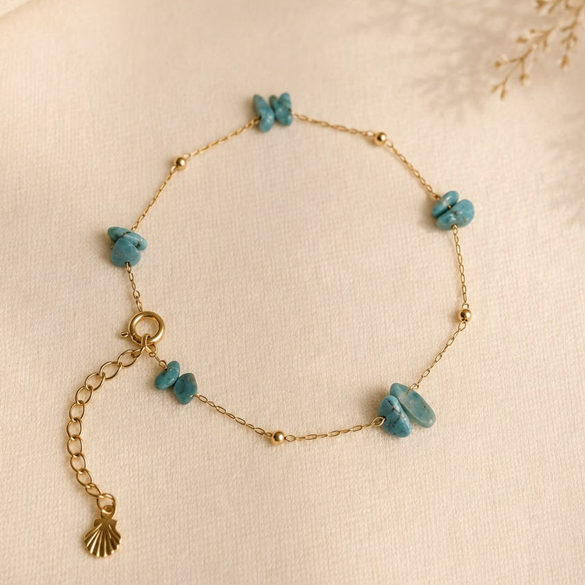 Detailfoto van Armband Sola Helderblauw van Solaire Jewelry