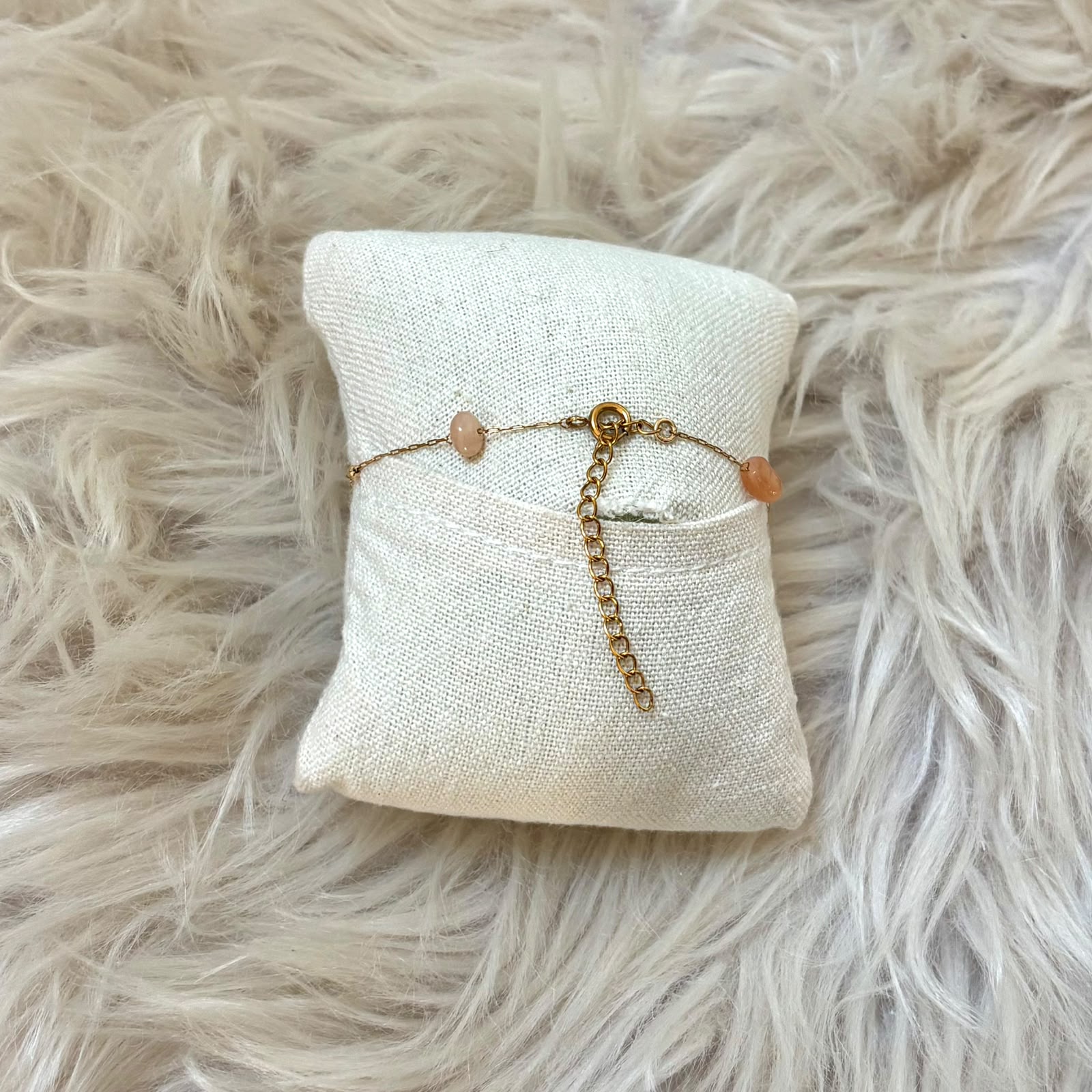 Armband Dune - Roze Maansteen