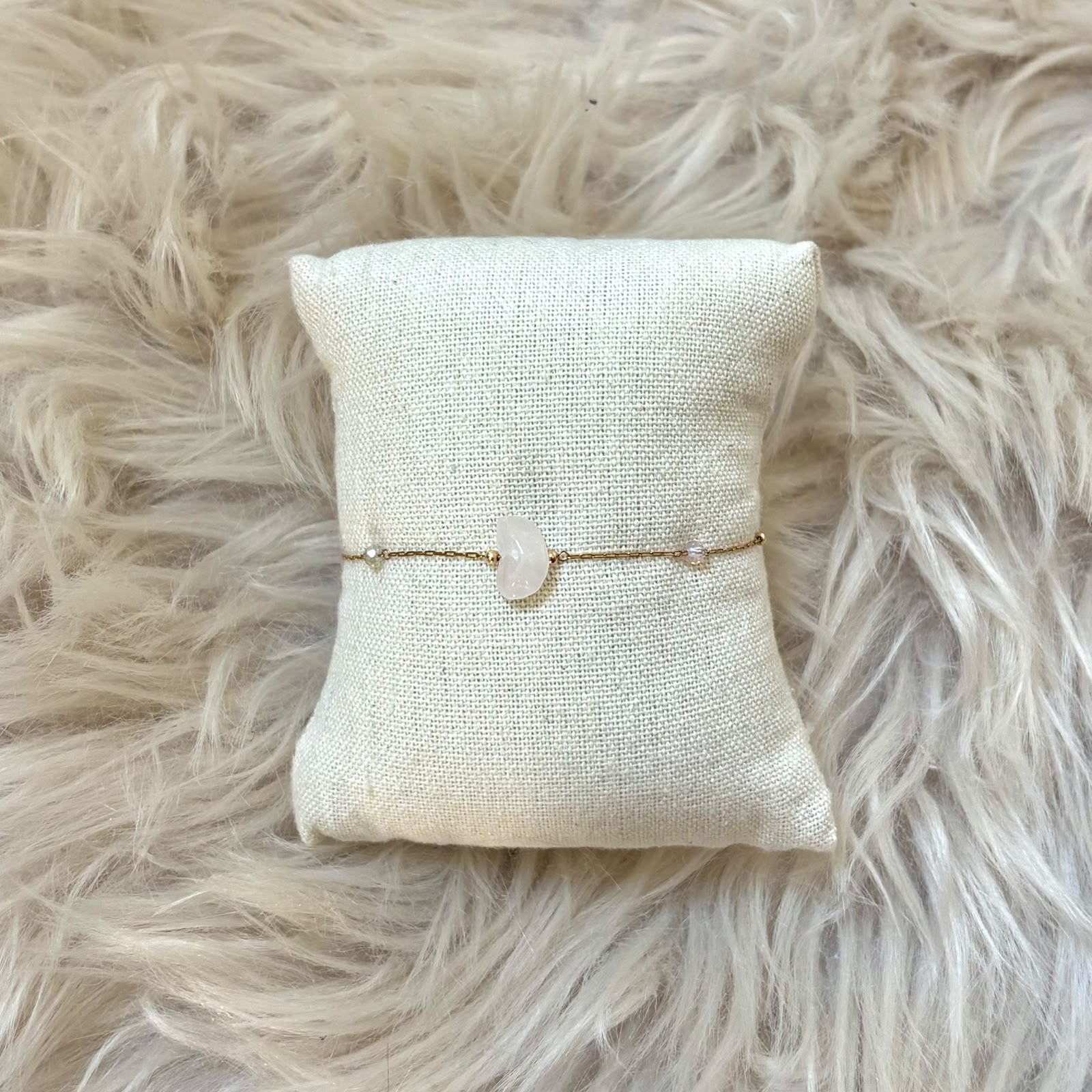 Armband Dune - Rozenkwarts
